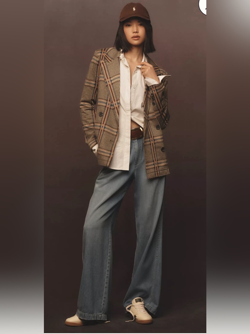 Avec Les Filles Relaxed Blazer Jacket  size M